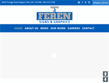 Tablet Screenshot of ferensigns.com